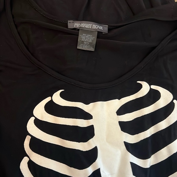 Midnight Hour Skeleton Halloween Dress Size Medium - Picture 7 of 8